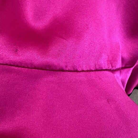 Elegant Pink Wrap Dress - Picture 12 of 14